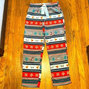 Cat & Jack NWT Kids Holiday Fleece Pajama Pants Size XL 16
